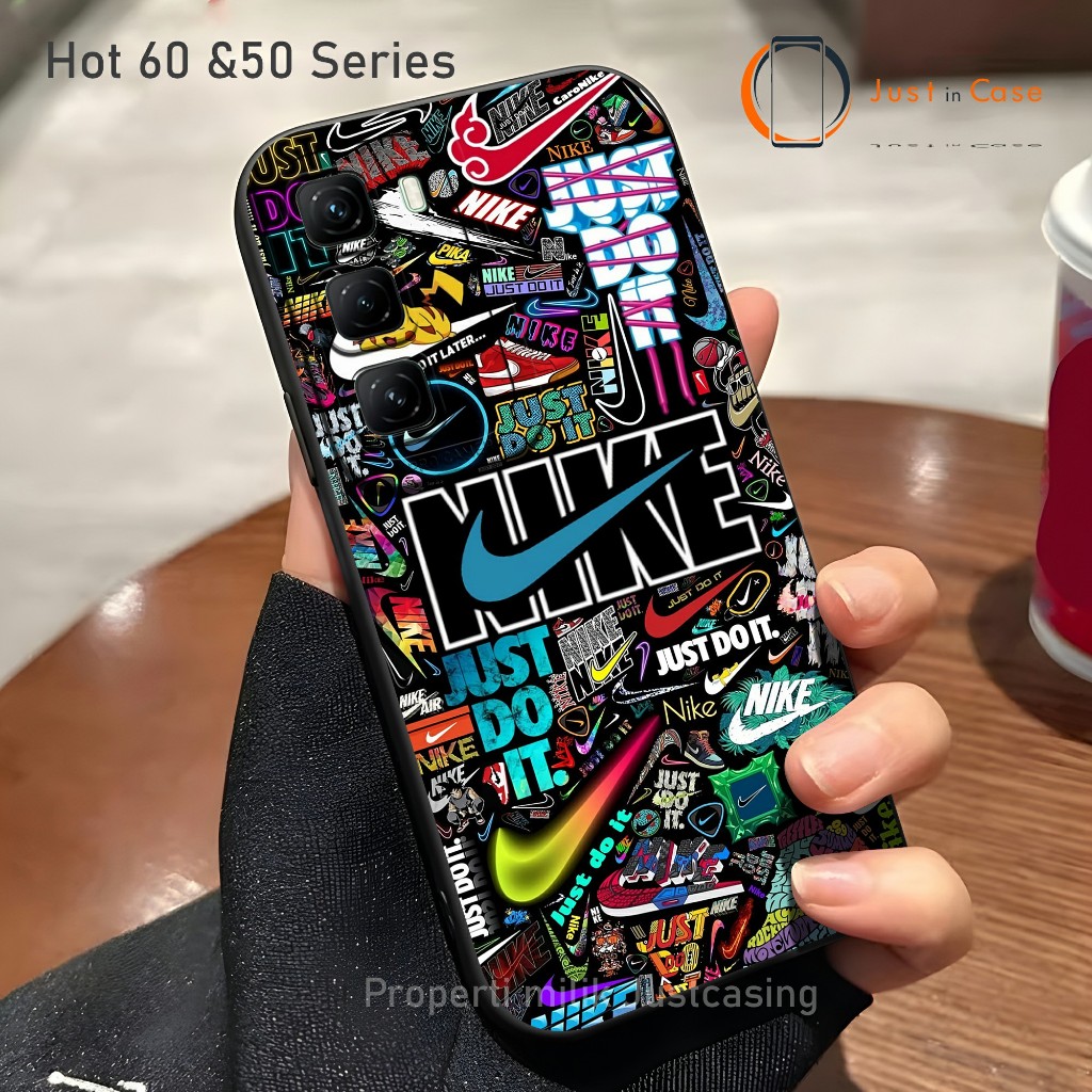 Black Macaron Soft Case Infinix Hot 60 60i 60 Pro Plus 50 50i 50 Pro Plus Protection Pro Camera (Eve