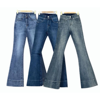 Laure Celana Jeans Cutbray Wanita Kekinian Lipat Lebar | Highwaist Cutbray Jeans Stretch Bahan Melar 27-38