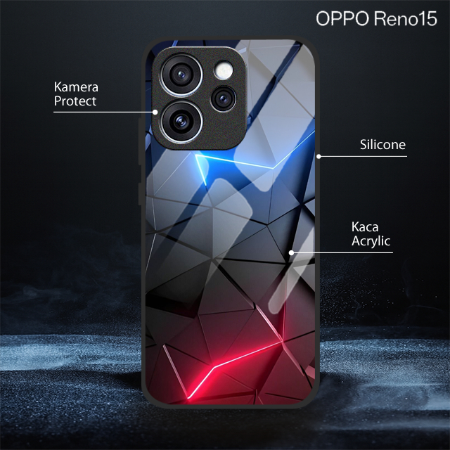 เคสกระจก Oppo Reno 15 ใหม่ล่าสุด [SF202]