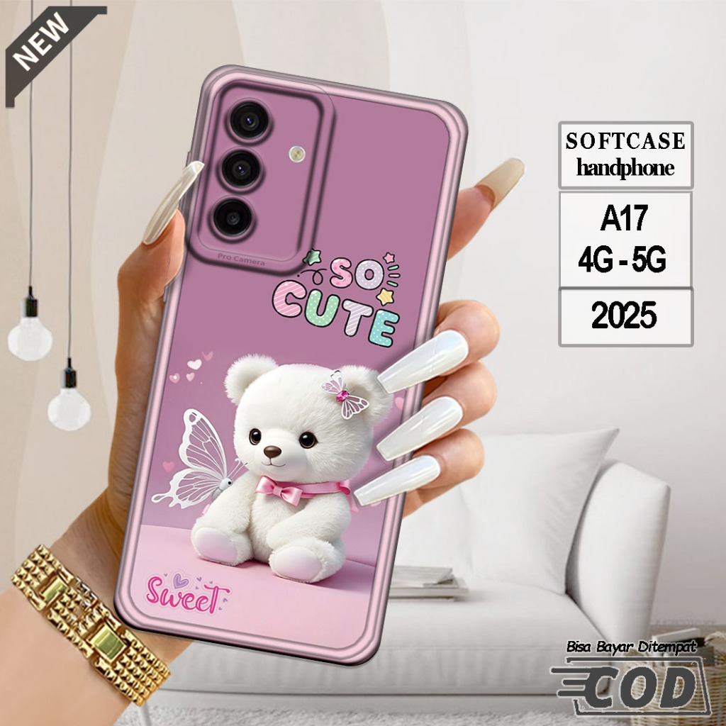 เคส Samsung Galaxy A17 5G 2025 - เคส Samsung A17 4G 2025 _ เคสซิลิโคนสีดําใสยืดหยุ่น