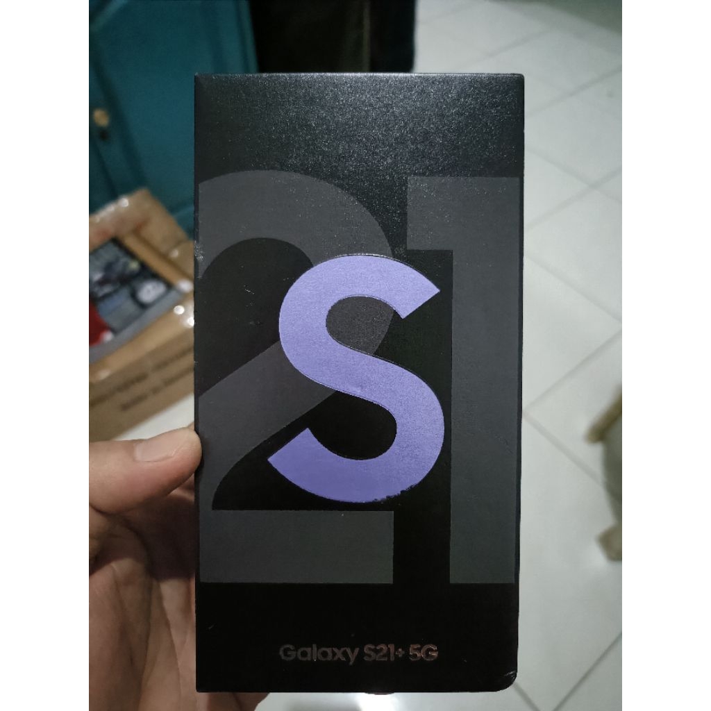 กล่อง Samsung S21 Plus 5G ดั้งเดิมพร้อม Sein + หนังสือ (มือสอง)