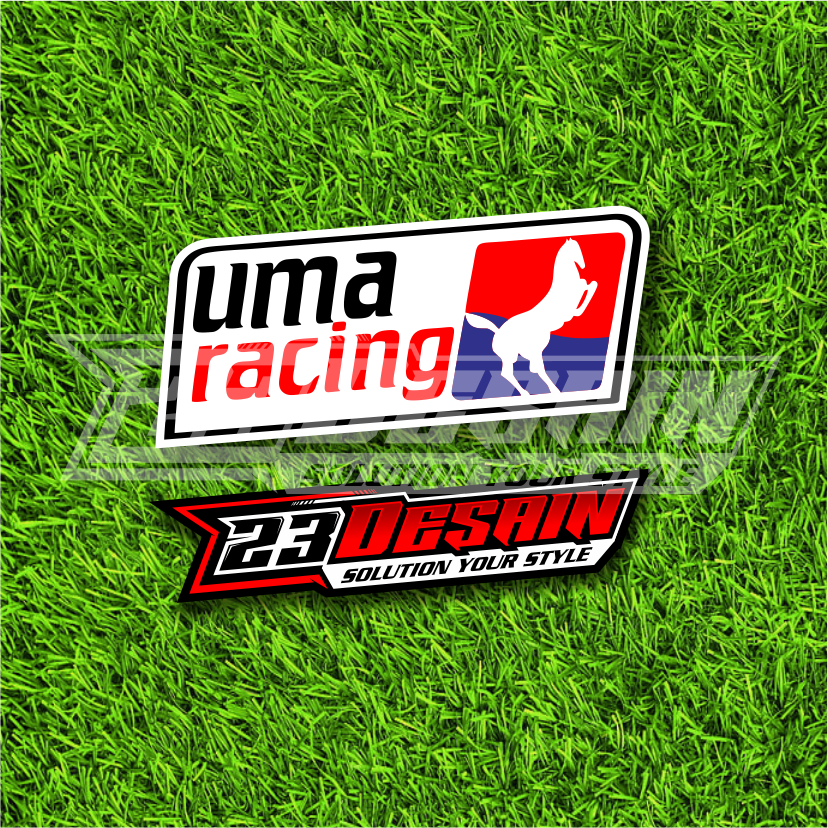 UMA RACING STICKER UMA RACING PART PERFORMANCE STICKER