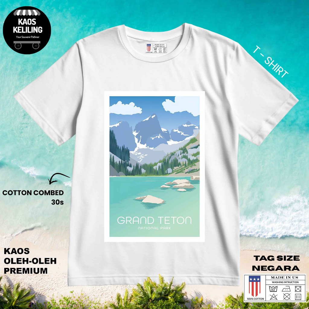 เสื้อยืด BY WASHINGTON 75 PREMIUM COTTON 30S SOUVENIR ของขวัญพรีเมี่ยม