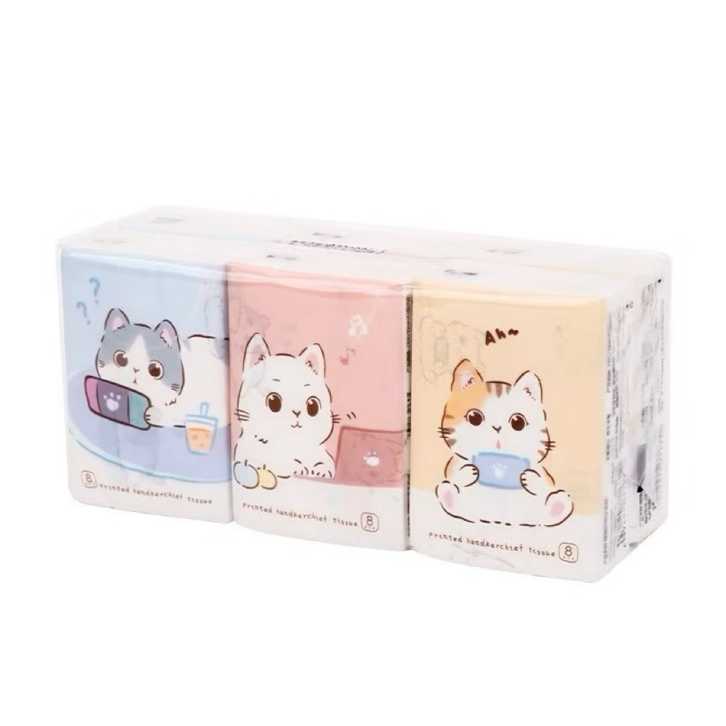 OH SOME AW CAT CHARACTER DRY TISSUE 0503208
