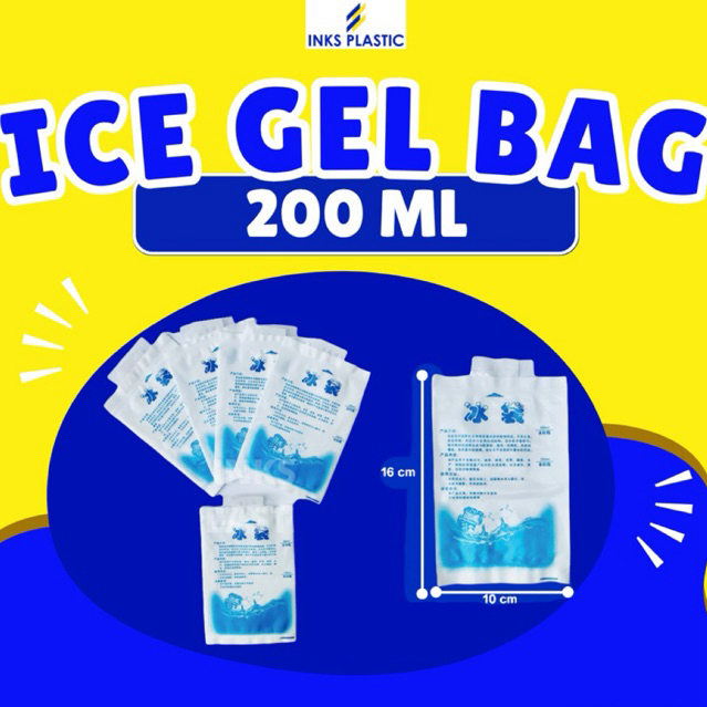 ICE GEL PACK BAG 100 ML 200 ML COOLING ICE BAG