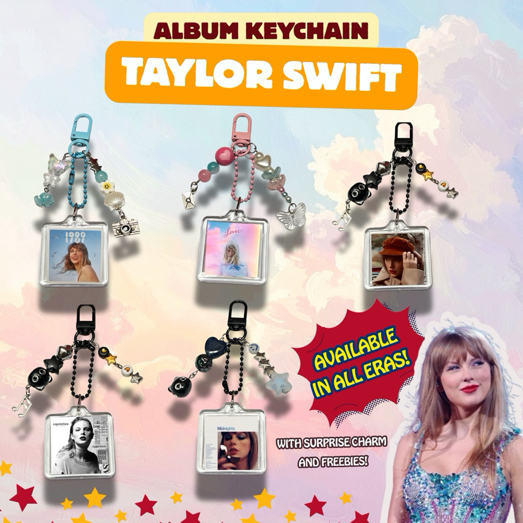 GANTUNGAN CD ALBUM KEYCHAIN SWIFT TAYLOR | พวงกุญแจเทย์เลอร์สวิฟท์