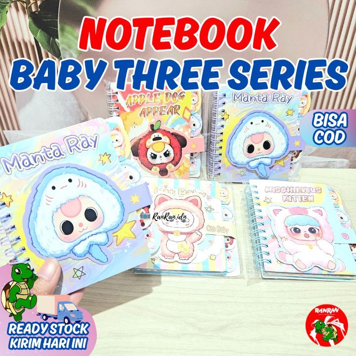 หนังสือ Baby Three Motif/ Baby Three Notebook/ Baby Cry Notebook/ Baby Cry Motif Book