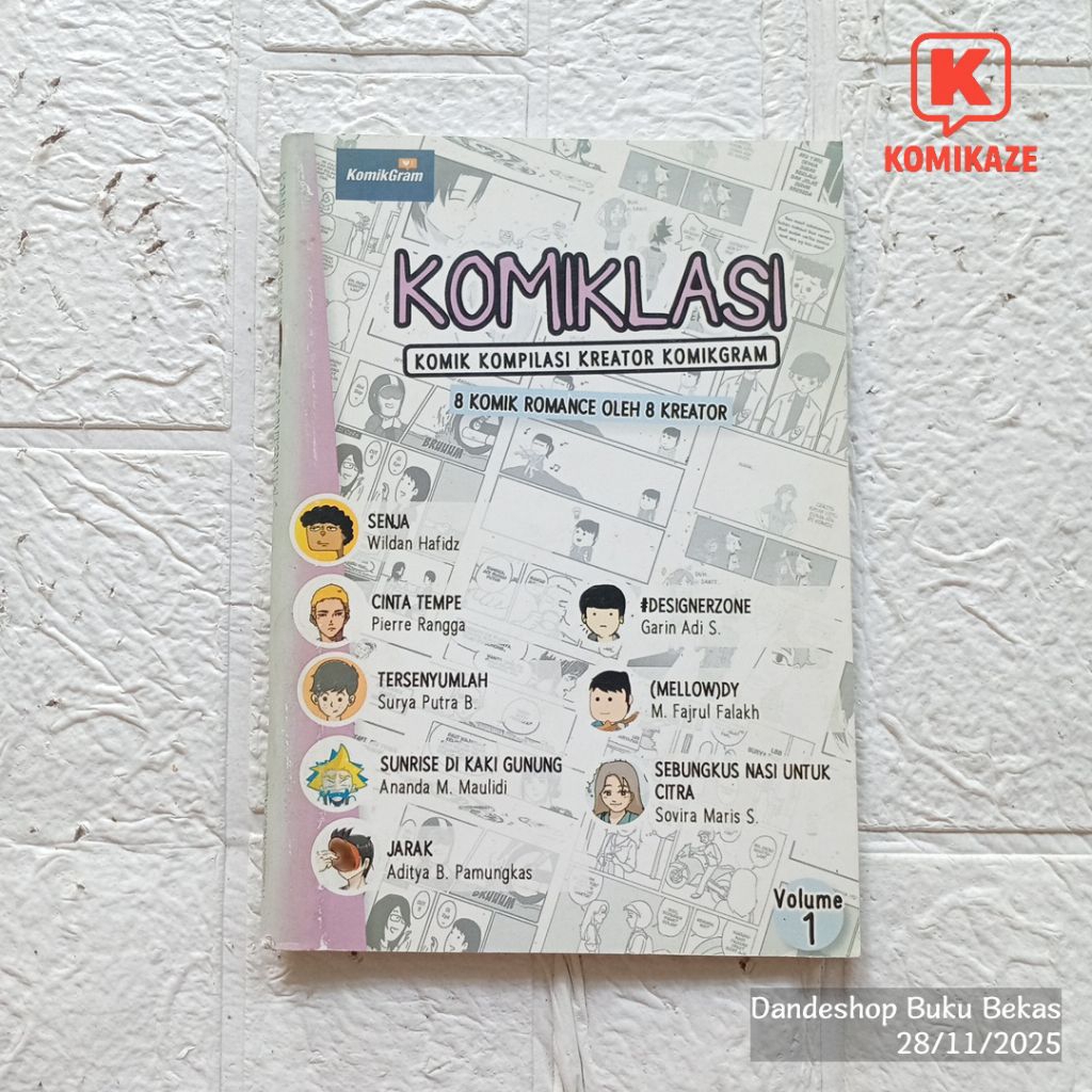 Comic Vol 1 - Comic Creator Compilation Comicgram - 8 Romance Comics By 8 Creators