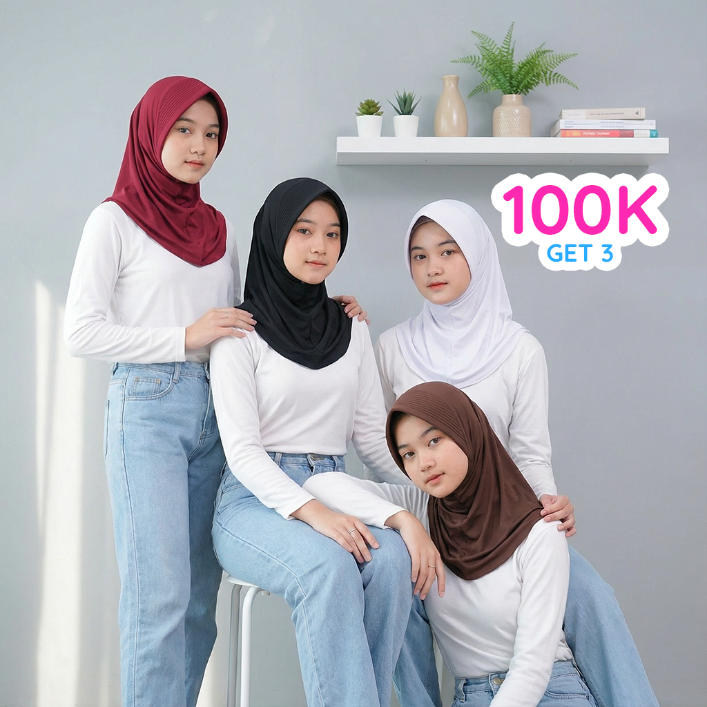 Himyne - Veya Bergo Sporty Spandex Premium Size S