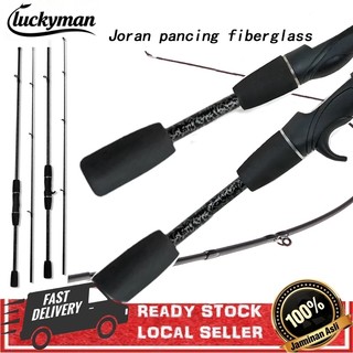 LUCKYMAN joran ML lentur dan kuat / joran pancing carbon asli kuat / joran carbon murah kuat / joran murah cuci gudang / joran pancing carbon