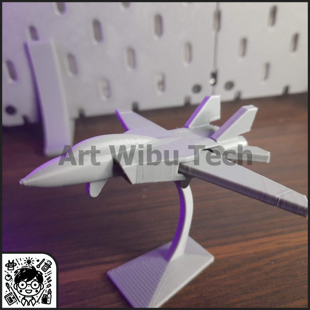 เครื่องบิน Grumman F-14 Tomcat ขนาดเล็กพร้อมขาตั้ง – คอลเลกชันของเล่นแสดงการตกแต่งตารางงานอดิเรก