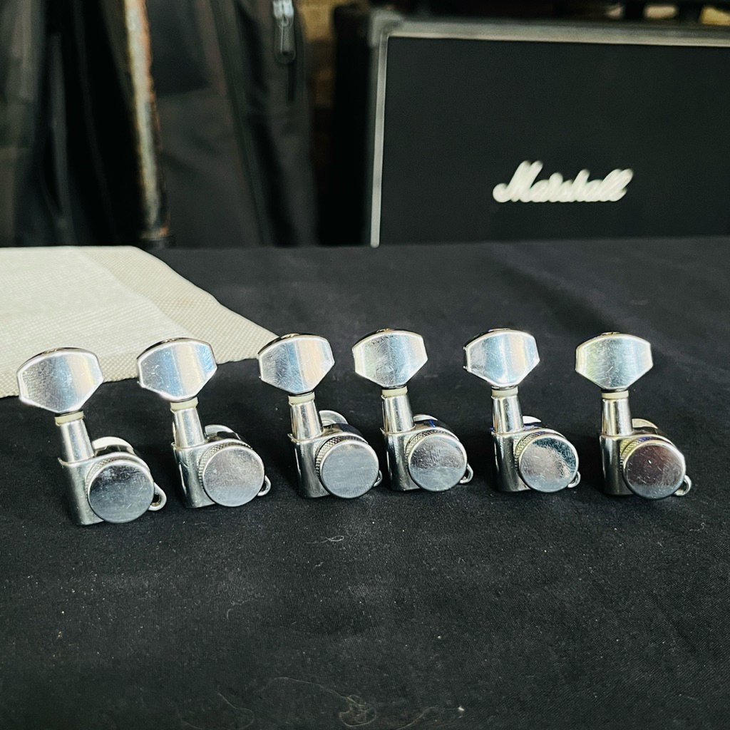 ต้นฉบับ JP sterling ขวา 6R โครเมียมล็อคจูนเนอร์ เครื่องเป่ากีตาร์