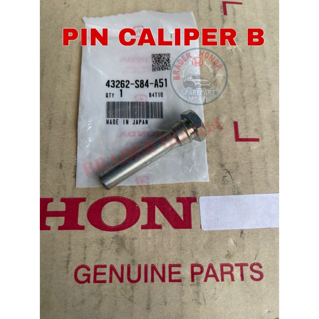 PIN B TOP BOTTOM CALIPER DRUM BRAKE DISC REAR WHEEL STREAM INTEGRA JAZZ OLD GD3 IDSI VTEC CITY GM2 I