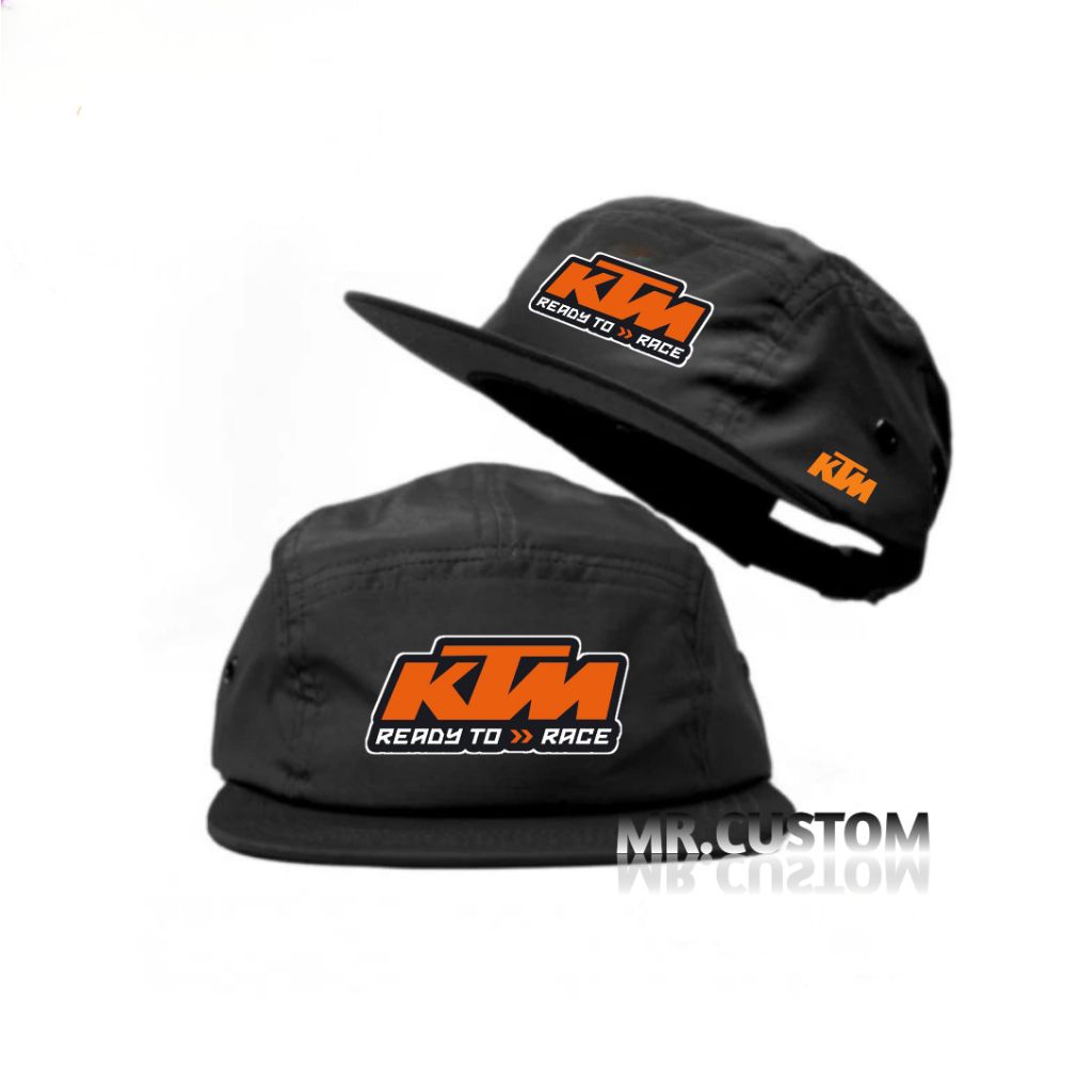 KTM Sport 5 Panel Racing Hat / Five Panel Casual Racing Hat สําหรับผู้ชายและผู้หญิง