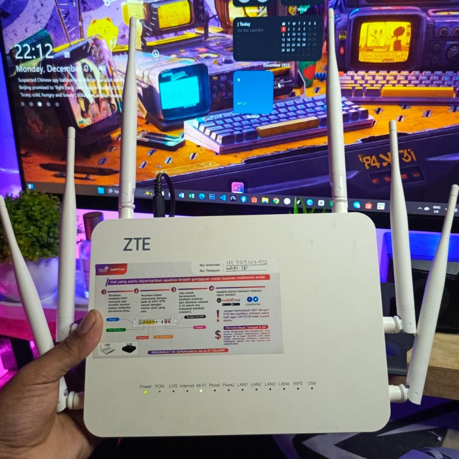 เสาอากาศ ZTE F670 พรีเมี่ยม 6 และ ZTE