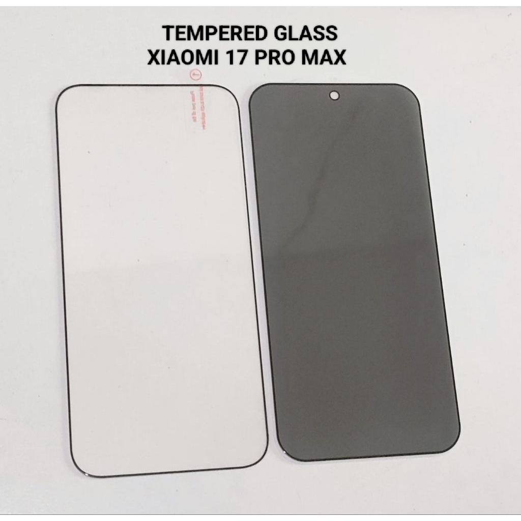 กระจกนิรภัย Clear Privacy SPY Xiaomi Mi 17 PRO Mi 17 PRO MAX Mi 17 Mi15T Mi15T Pro ขนาดจริงรองรับ Fi