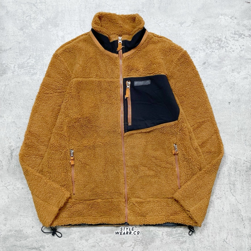 เสื้อแจ็คเก็ตผ้าฟลีซ Komont สีน้ําตาล - kn4292