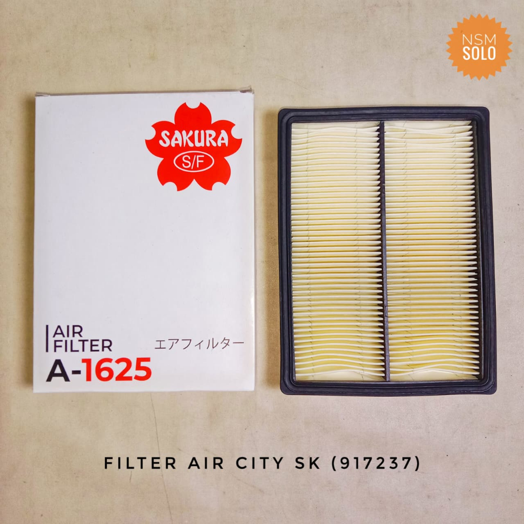 กรองอากาศ กรองอากาศ Honda City Z 1998-2002 A1625 Sakura 17220-P2F-Y00/A01