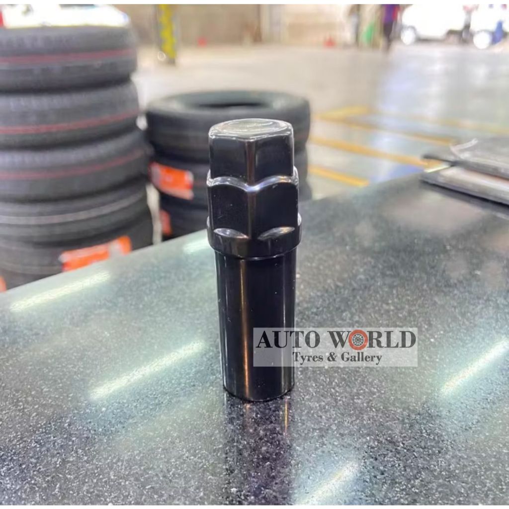 น๊อตล้อประแจโช๊คสีดํา & Rays