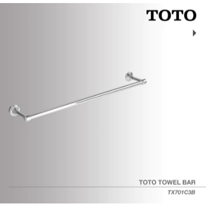 GANTUNGAN TOTO TX701C3B ผ้าขนหนูบาร์ | ที่แขวนผ้าเช็ดตัว