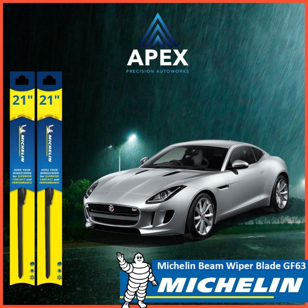 MICHELIN FRAMELESS WIPER GF63 สําหรับ JAGUAR F-TYPE (X152)
