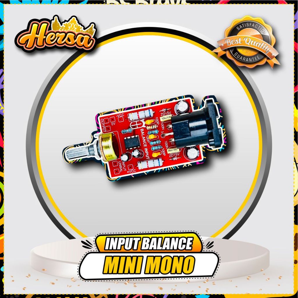 Input balance mono plus potentiometer