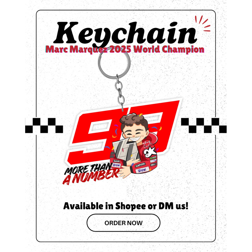 พวงกุญแจ MotoGP - Marc 2025