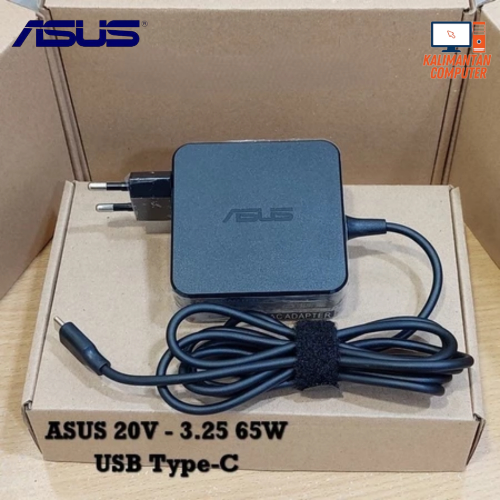 ต้นฉบับ Asus ZenBook 14 UM425 UX425JA UX425J UM425IA 65W USB Type-C 20V-3.25A อะแดปเตอร์ชาร์จ
