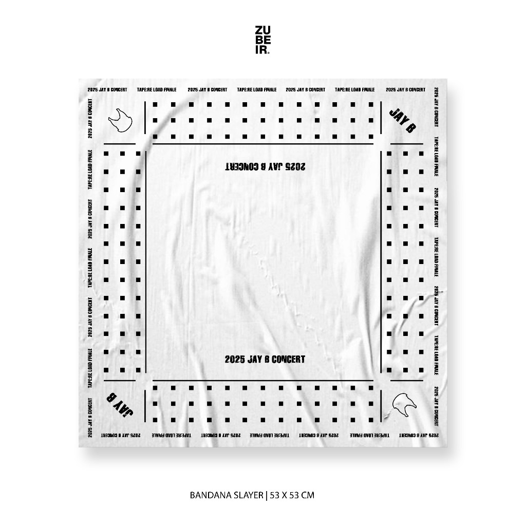 JAY B 2025 TAPE:RE LOAD FINALE / BANDANA JAY B 2025 / / / SECRETARY 2025 JAY B / JAY B 2025 CONCERT