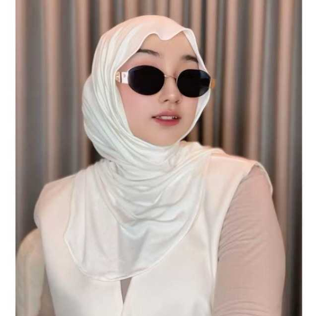Huma Moza Jersey Melyot Instant Hijab ไซส์ M