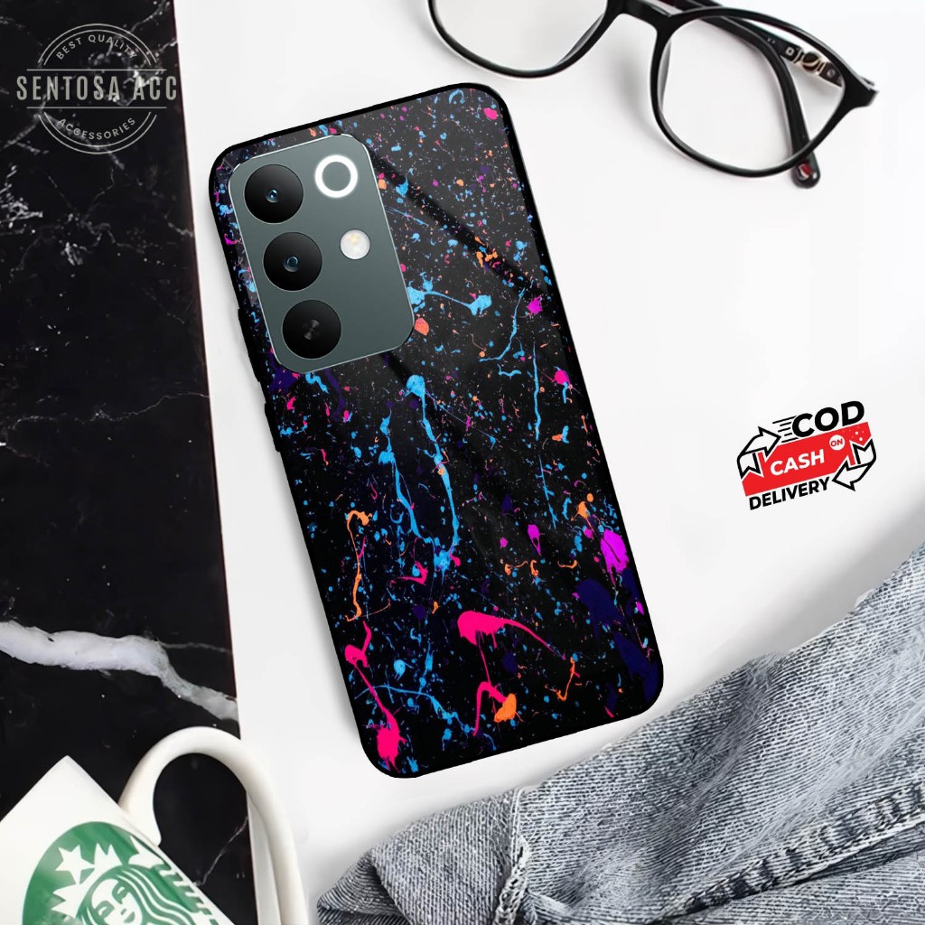 HP Sentosa_case - เคสโทรศัพท์แบบกระจกสําหรับ Realme Note C85, C85 PRO [S111]