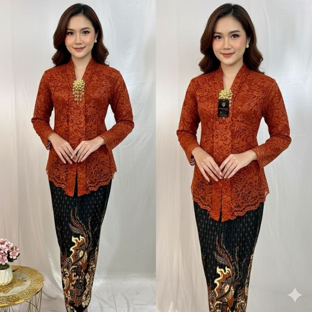 DK (REALPICT) FLOY KARTINI KEBAYA SET/UNIFORM/PARTY KEBAYA/GRADUATION KEBAYA/MODERN KEBAYA/CURRENT K