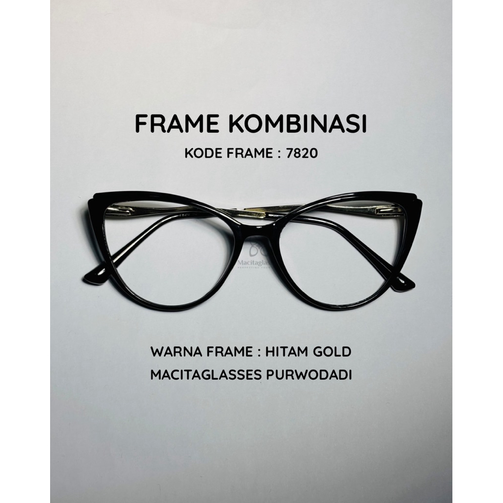 Macitaglasses - กรอบรวมตาแมว 7820