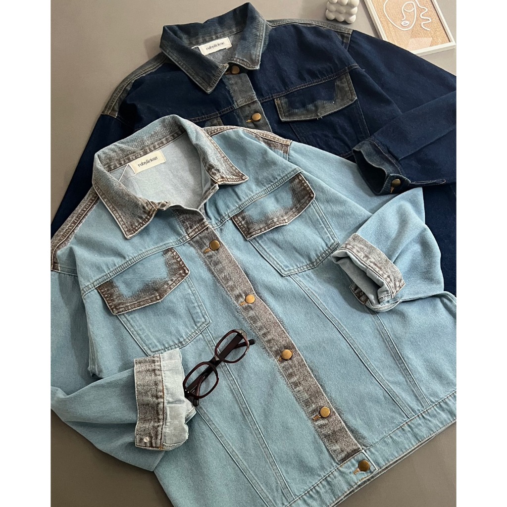 Myrubylious ONIXA DENIM JACKET | ท็อปส์ซูของผู้หญิง
