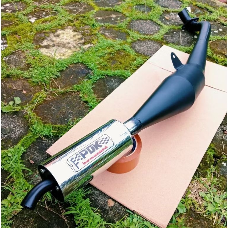 ท่อไอเสีย PDK Fizr Force1 F1zr F1 Yamaha Alfa Y100 bel100 mate111 มาตรฐาน Racing ท่อไอเสีย