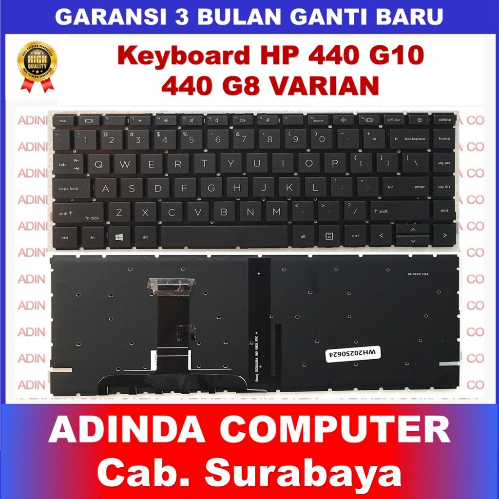 HP Probook 440 G10 440 G9 445 G9 440-G10 445-G10 640 G8 645 G8 G9 G10 แป้นพิมพ์แล็ปท็อป