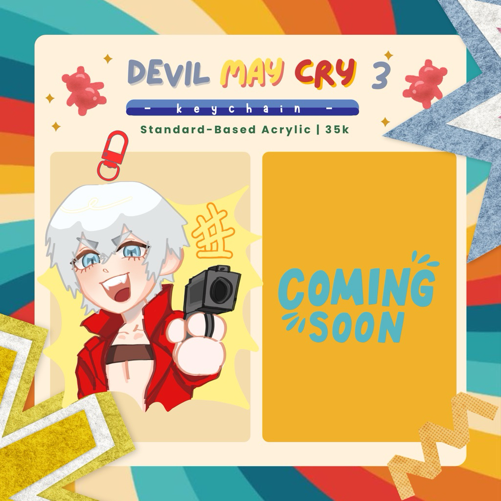 พวงกุญแจ Devil May Cry 3 Dante & Vergil