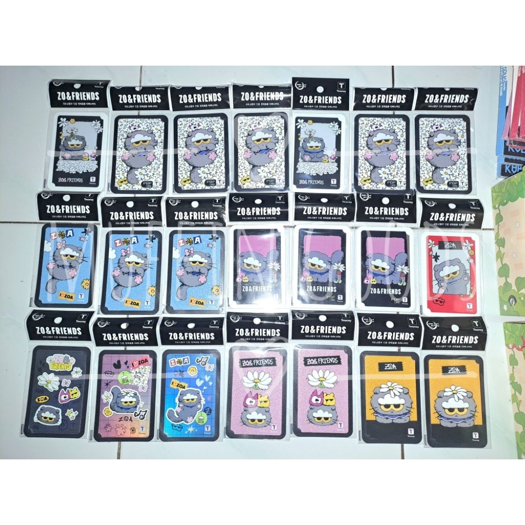 G-Dragon Zo&Friends Zoa Tmoney Card GS25 E-Mart CU Storyway 7-Eleven Sevel Seven Eleven Line Friends