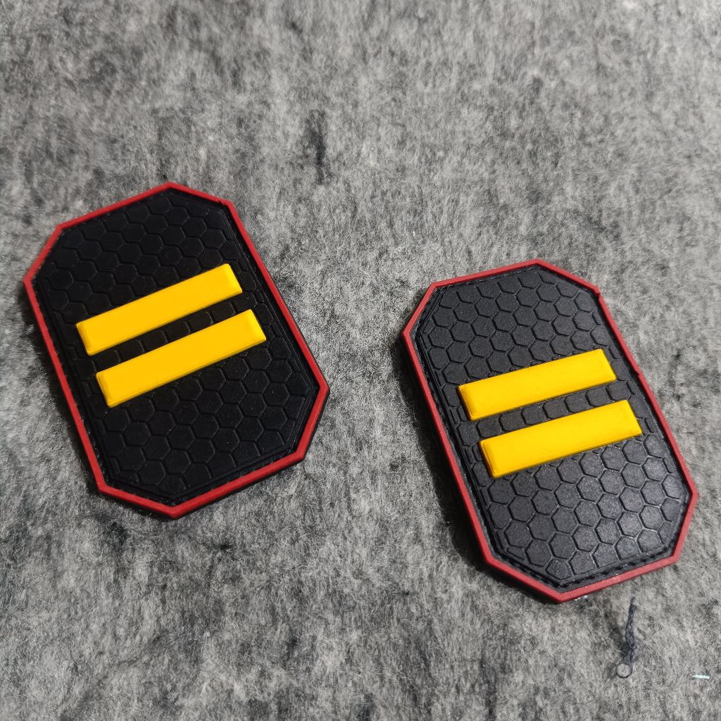 3D Police IPTU Rank Rubber Patch / Police IPTU Rank Patch / Police Rubber Patch