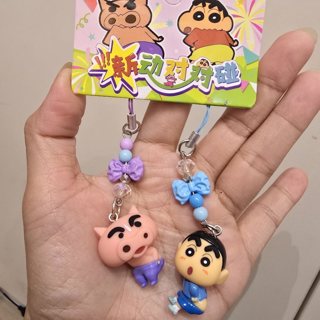 Bagcharm & strap hp sinchan