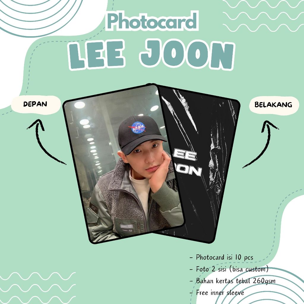 (10 ชิ้น) LEE JOON PHOTOCARDS