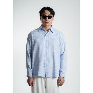 KLOTHO - Arche Stripe Shirt | Kemeja Lengan Panjang Stripe Pria