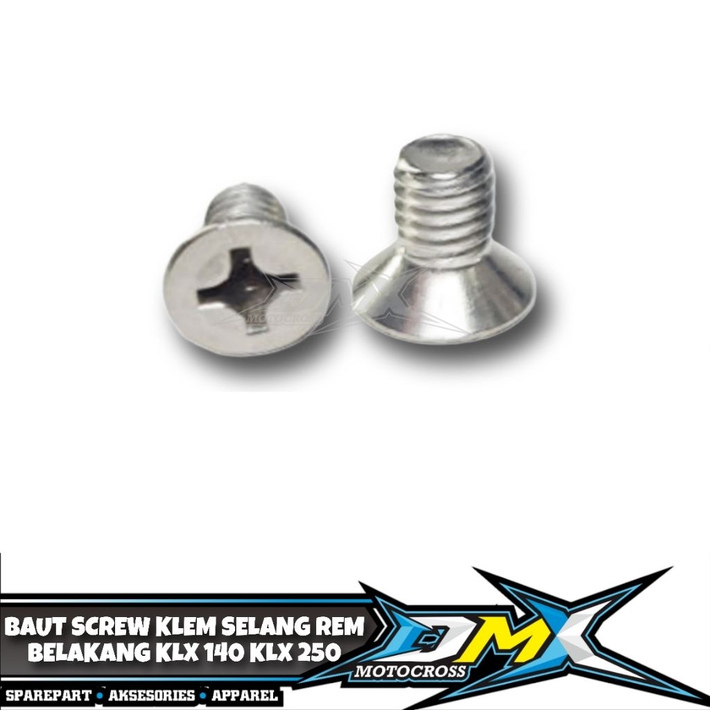 ท่อเบรกหลัง CLAMP BOLT KLX 140 KLX 250