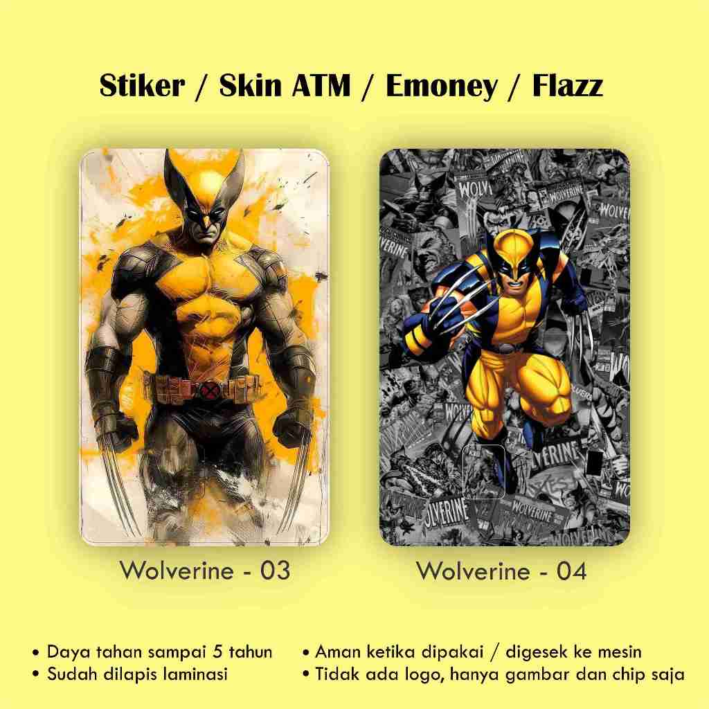 สติ๊กเกอร์ Wolverine ATM / Garskin / Skin