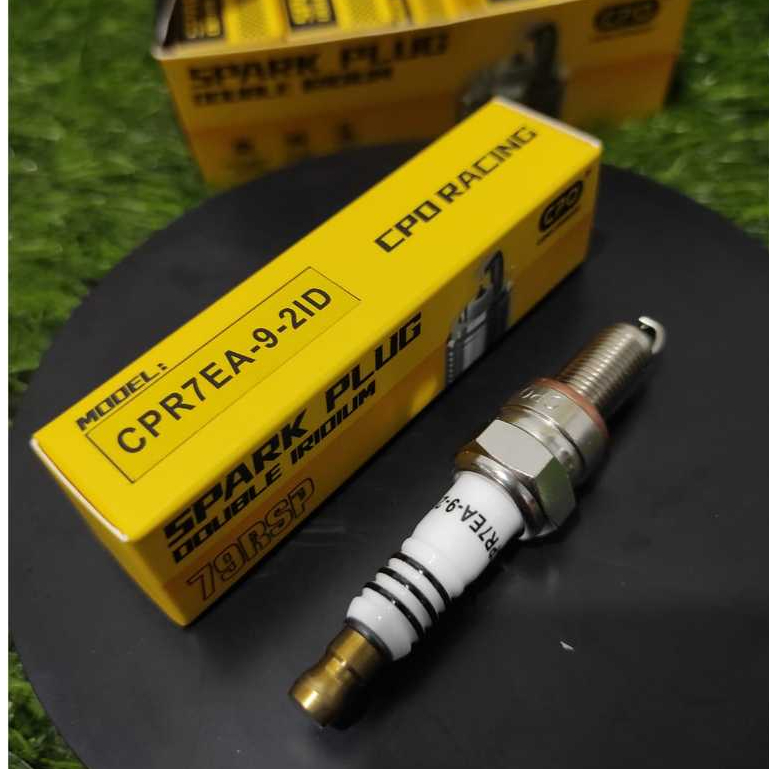 CPO DOUBLE IRIDIUM SPARK PLUG CPR7EA-9-21D ใบมีด Karisma PCX Supra X 125 Vario Spin Shooter Adress N