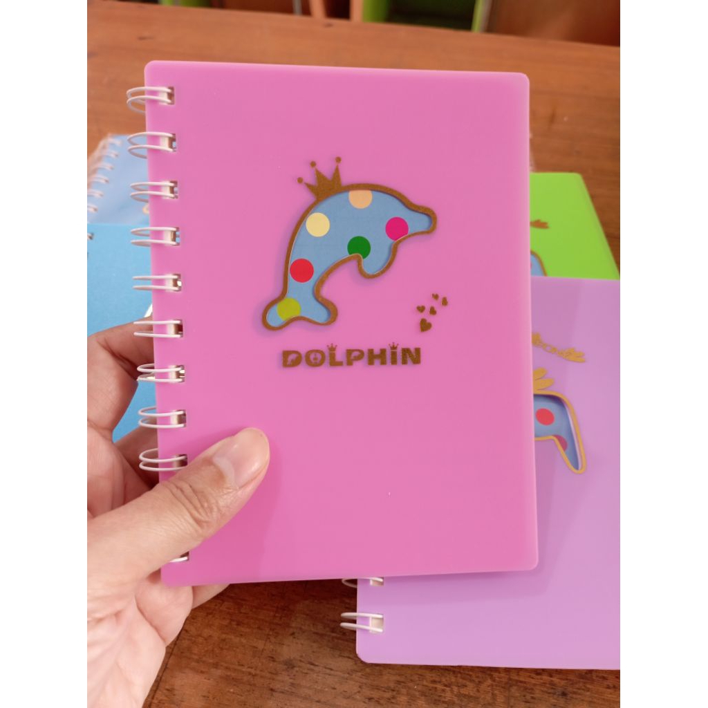 สมุดจดบันทึกเกลียว A6