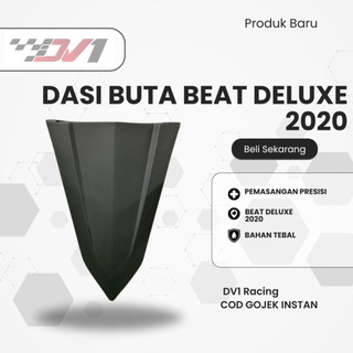Promo Cover front Dasi Buta dasi depan beat deluxe Anti Pecah Hitam Doff led k1A dasi buta beat deluxe street 2020 dudukan nopol model buta