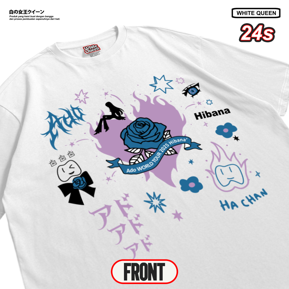 White Queen / Kaos Ado Hibana World Tour 2025 Ha Chan / Cotton 24s