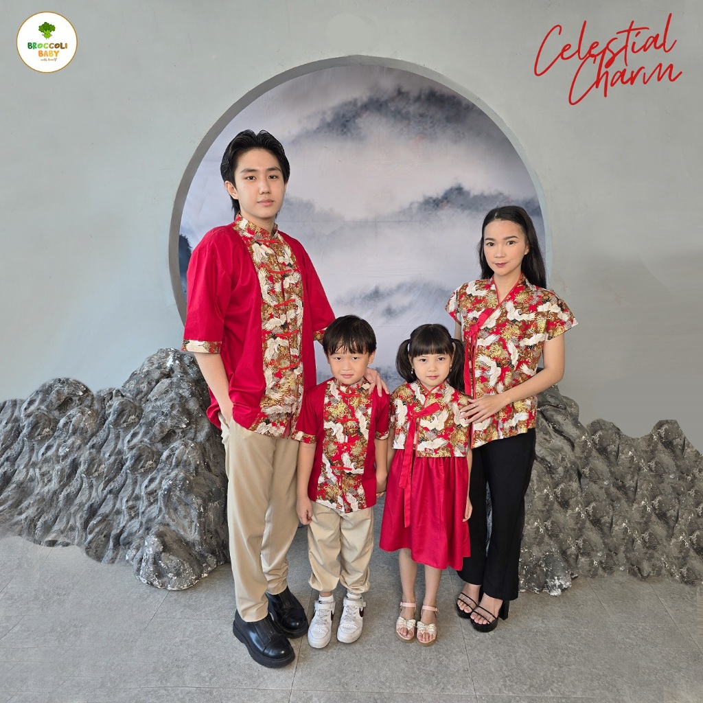 2026 STEEAL THE LOOK 2 - Family Cheongsam Qibao Set ตรุษจีน