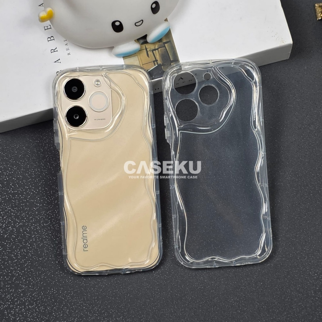 Realme Note 70 Case Clear Wave Softcase Realme Note 70